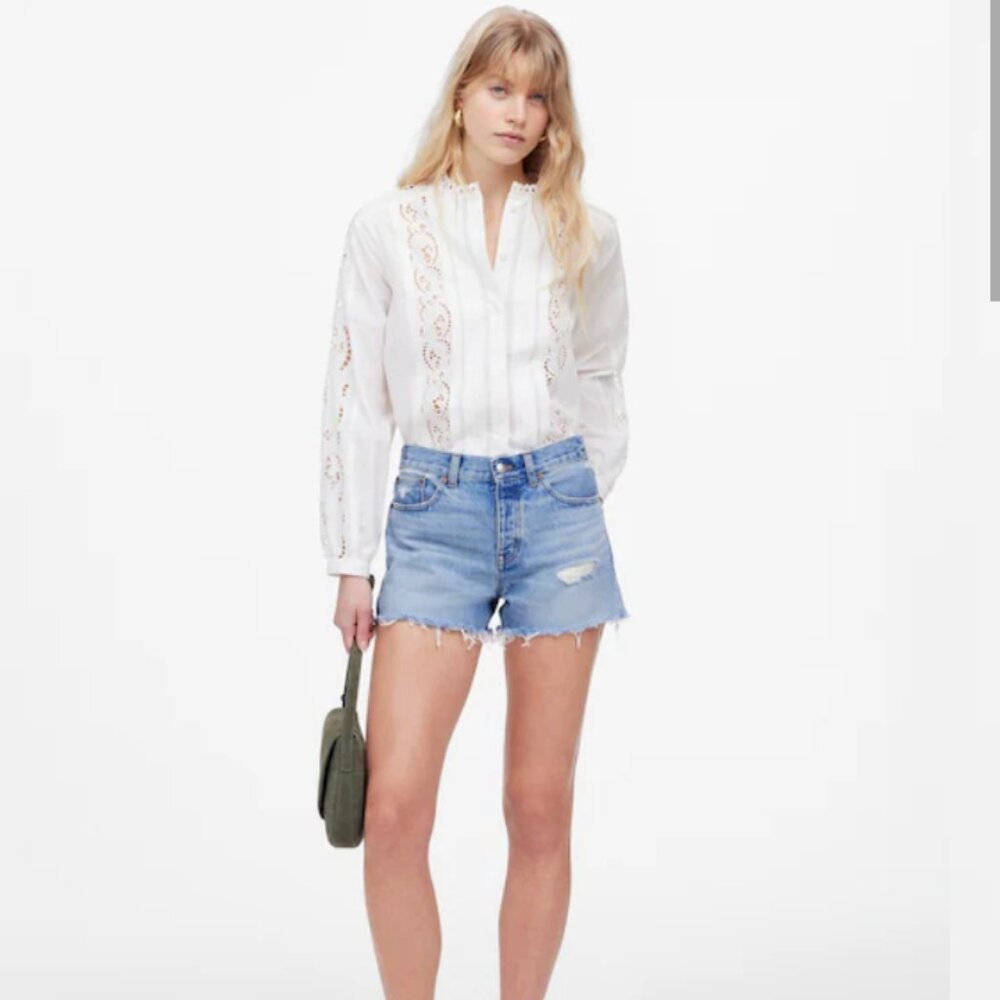 Madewell The Brynn Cutoff Denim Jean Shorts